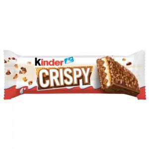 Kinder Crispy tejcsokoládéval bevont ropogós ostya töltelékkel 34 g