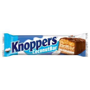 Knoppers CoconutBar tejes-kókuszos-mogyorós krémmel töltött tejcsokoládéval bevont ostyaszelet 40 g