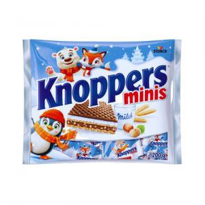Knoppers mini ostyaszeletek 200g Karácsonyi
