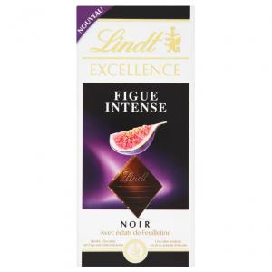 Lindt Excellence Figue Intense étcsokoládé fügével és kekszdarabokkal 100 g