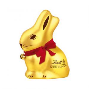 Lindt Gold Bunny arany nyuszi csengővel 50g tejcsokoládé