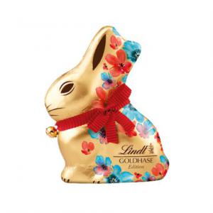 Lindt Gold Bunny arany nyuszi csengővel Flower Milk 100g