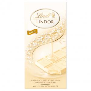 Lindt Lindor fehér csokoládé lágyan olvadó töltelékkel 100 g
