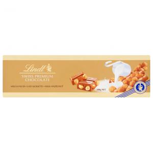 Lindt svájci tejcsokoládé pörkölt egész mogyoróval 300 g