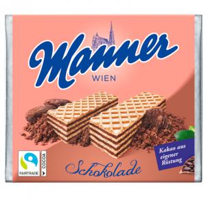 Manner csokoládékrémmel töltött ropogós ostyaszeletek 75 g