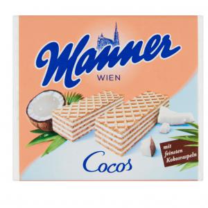 Manner ropogós ostya kókuszkrémmel töltve 75 g