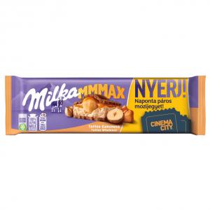 Milka Mmmax alpesi tejcsokoládé karamell ízű tejes krémtöltelékkel 300 g