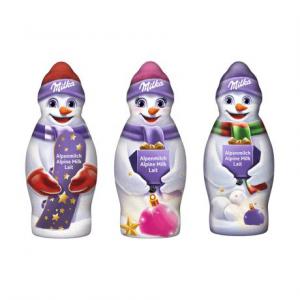 Milka tejcsokoládé hóember 50g