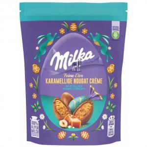 Milka tejcsokoládé tojások 90g sós karamellás