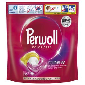 Perwoll Renew Color finommosószer koncentrátum gépi mosáshoz színes ruhaneműkhöz 35 mosás 472,5 g