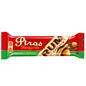 Piros Mogyorós tejcsokoládé szelet 25g rumos-mogyorós krémmel töltve