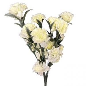 Selyemvirág szegfű csokor, aprófejű 7 szál 40cm