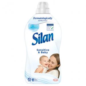 Silan Sensitive & Baby textilöblítő koncentrátum 64 mosás 1408 ml