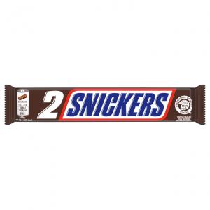 Snickers karamellás földimogyorós krémes szelet földimogyoró darabokkal 2 x 37,5 g (75 g)