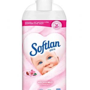 Softlan Ultra öblítő koncentrátum 1 L Sensitive weich and mild 45 mosás