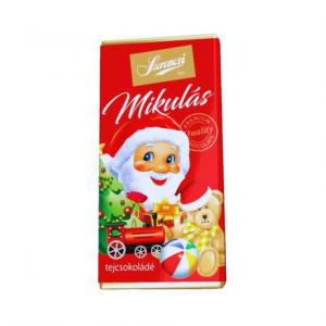 Szerencsi tejcsokoládé mikulás szelet 20g