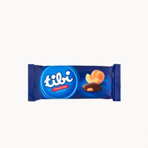Tibi étcsokoládé kajszi ízű krémmel 90 g