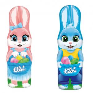 Tibi tejcsokoládé húsvéti nyúl 25g többféle
