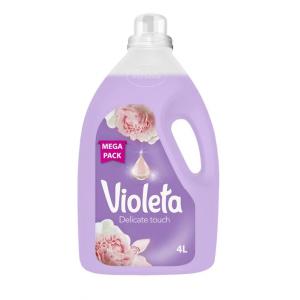 VIOLETA öblítő delicate touch, 4 L - lila