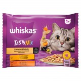 Whiskas 1+ Tasty Mix teljes értékű nedves eledel felnőtt macskáknak 4 x 85 g (340 g)