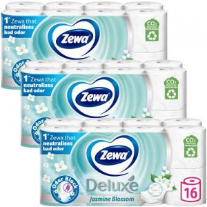 Zewa Deluxe Jasmine Blossom 3 rétegű Toalettpapír 3x16 tekercs wc papír