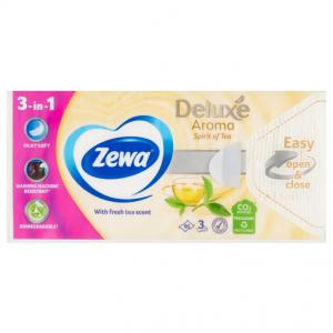 Zewa Deluxe Spirit of Tea illatosított papír zsebkendő 3 rétegű 90 db