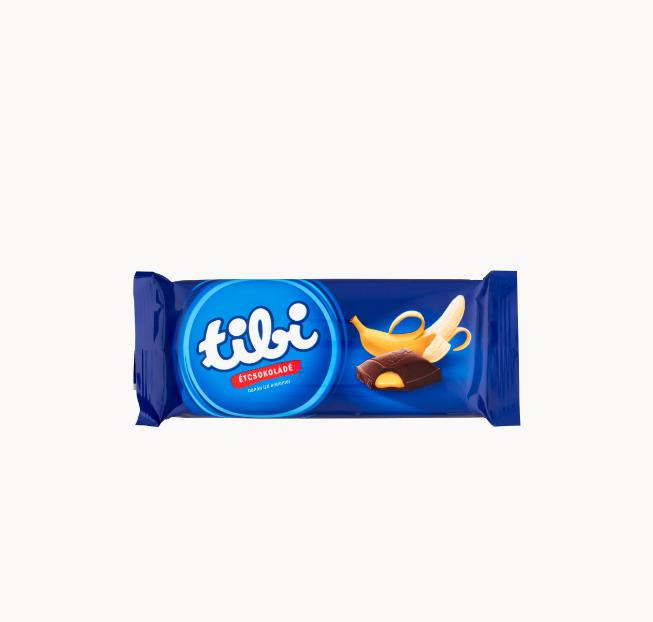 Tibi étcsokoládé banán ízű krémmel 90 g