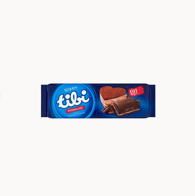 Tibi étcsokoládé tiramisu ízű krémmel és keksszel 290 g