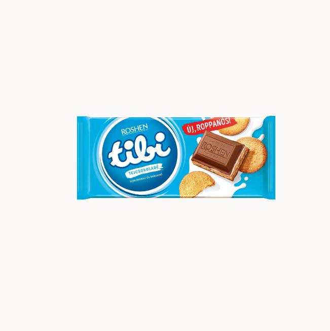 Tibi tejcsokoládé tejkrémmel és keksszel 100 g