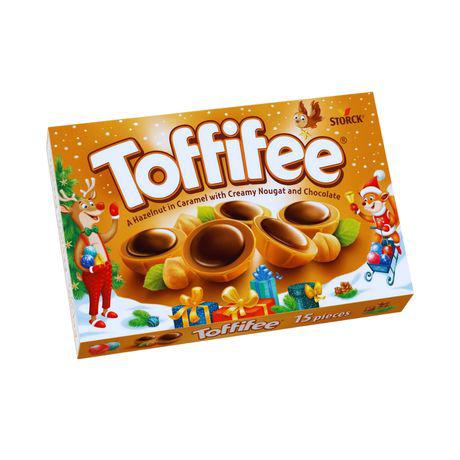 Toffifee mogyoró karamellben, mogyorós nugátkrémmel és csokoládéval 125 g