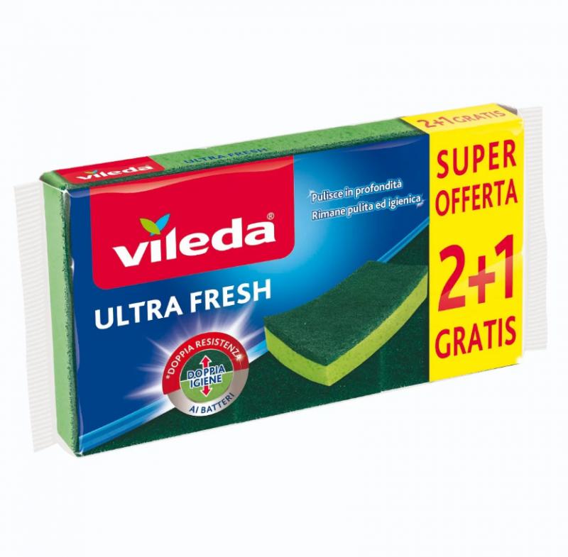 Vileda Ultra Fresh súrolószivacs 2+1db