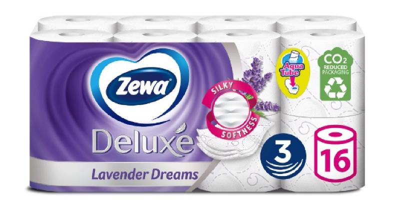 Zewa Deluxe Lavender Dreams toalettpapír 3 rétegű 16 tekercs