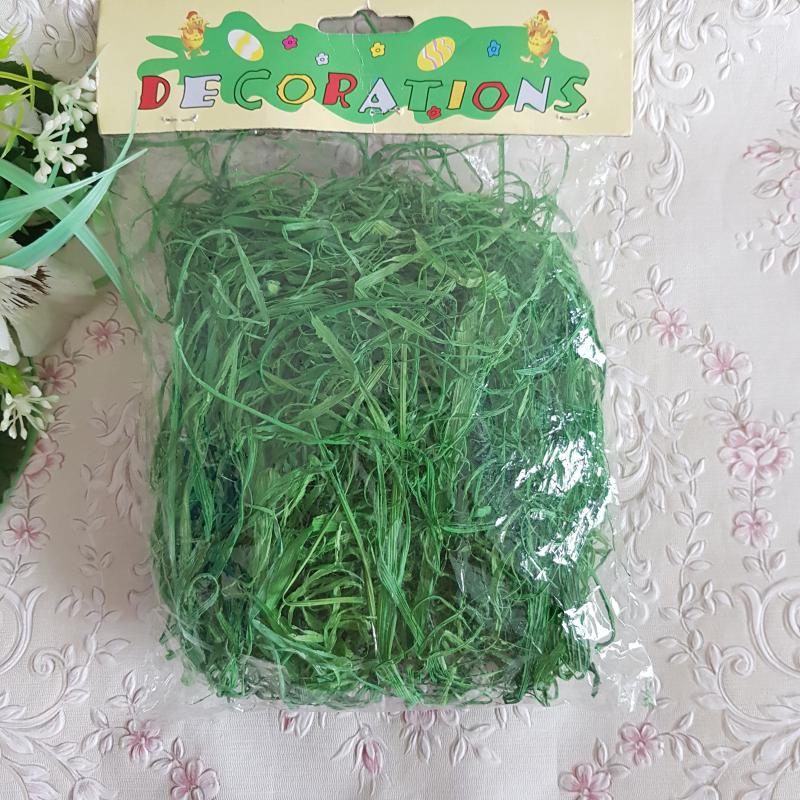 14g-os zöld mű fű, húsvéti dekoráció