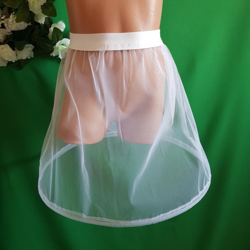 37cm hosszú, 1 karikás kisgyerek alsószoknya, abroncs, lépéskönnyítő - Ø45cm