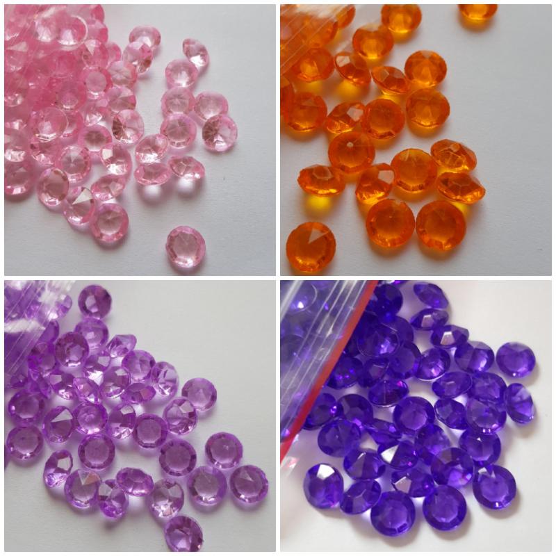 8mm-es gyémánt alakú dekorkő, strasszkő dekor