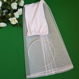 1 karikás sellő fazonú menyasszonyi alsószoknya, abroncs, lépéskönnyítő - 100cm feletti