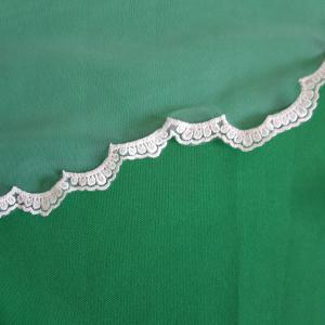 1 rétegű, csipkés szélű EKRÜ, 3 méteres menyasszonyi fátyol (84.2)