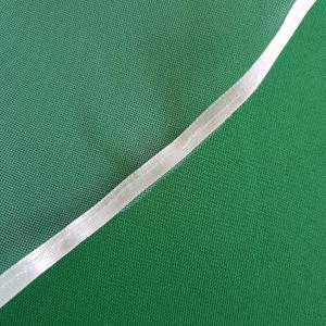 1 rétegű, szatén szélű, EKRÜ MINI menyasszonyi fátyol (2.2)