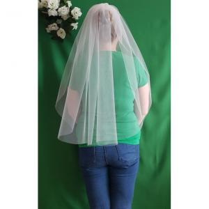 1 rétegű, szegetlen, EKRÜ menyasszonyi fátyol (12.2)