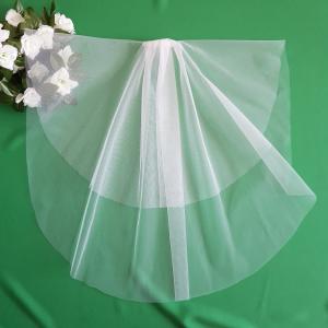 2 rétegű, szegetlen szélű EKRÜ menyasszonyi fátyol (18.2)