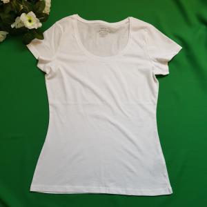 36-os/S-es hófehér rövid ujjú póló, felső