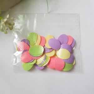 3g-os színes, dombornyomott, tojás alakú húsvéti konfetti, dekoráció