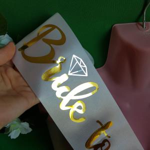 Bride to be feliratú szatén vállszalag lánybúcsúra