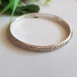 Egysoros strasszköves karkötő, karperec