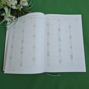 Fekete színű A5-ös méretű, 2026-os határidőnapló, naptár