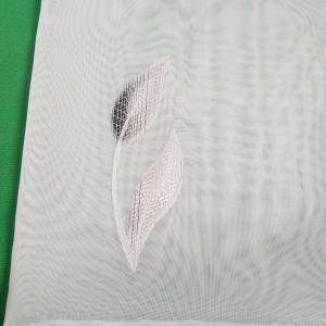 Hímzett levél mintás öko zsák, öko zacskó, újrahasználható környezetbarát bevásárló tasak