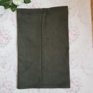 Horgász / vadász egyszínű khaki zöld  csősál, polár sál, nyakmelegítő, arcmelegítő