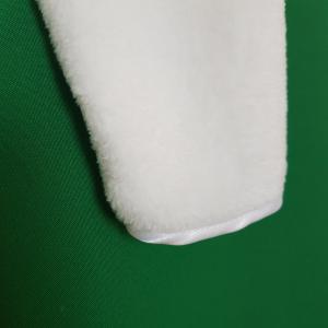 Kb. XL-es, szatén szegélyes fehér menyasszonyi szőrme boleró, félkabát