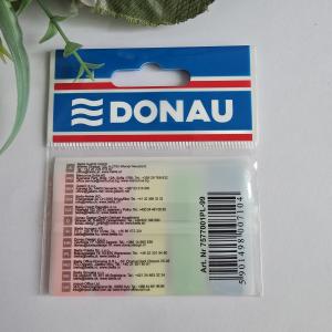 Neon színű műanyag jelölőcímke 5x25 lap, 12x45mm