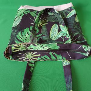 Pálma mintás handmade válltáska, bevásárlótáska